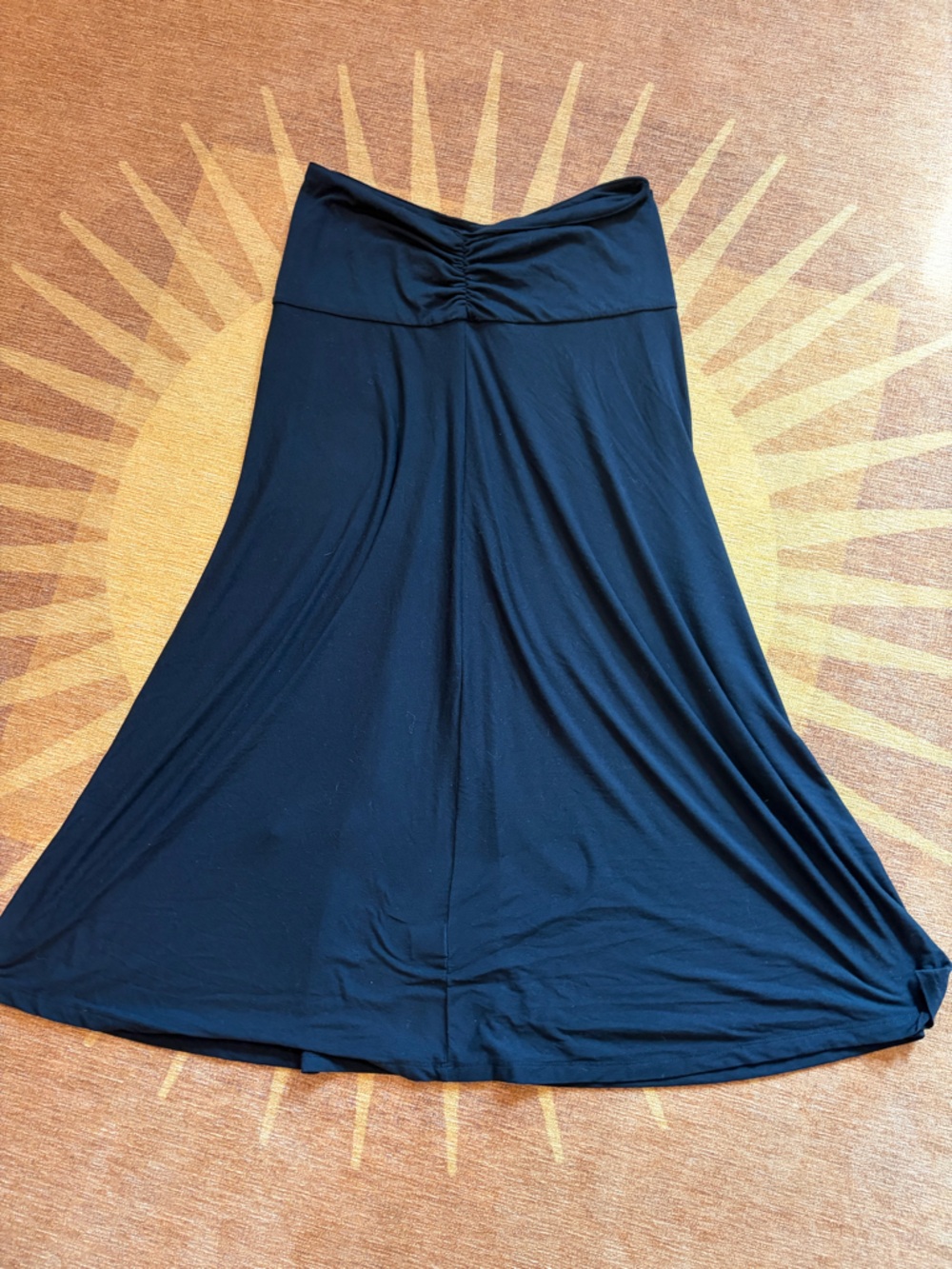 Alpine Design Strapless Black Maxi Skirt-Style Dress